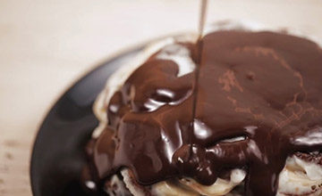 Пряничный шоколадный торт