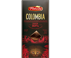 «КОЛУМБИЯ» 80% Какао Шоколад Горький 