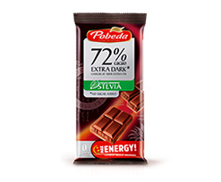 No Sugar Added  Extra Dark Chocolate 72%  Cocoa with Stevia