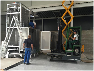 Intallation of production equipment 